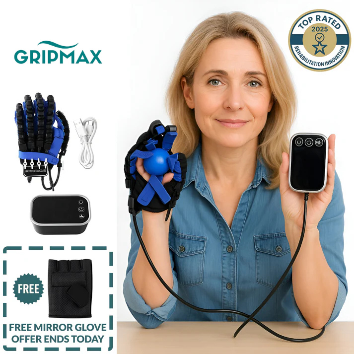 Grip Max™ Robotic Rehab Glove – Stroke & Hand Recovery Aid