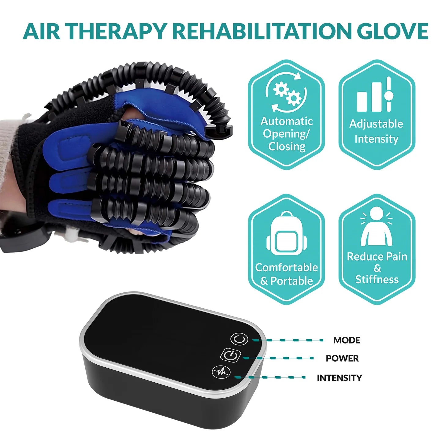 Grip Max™ Robotic Rehab Glove – Stroke & Hand Recovery Aid